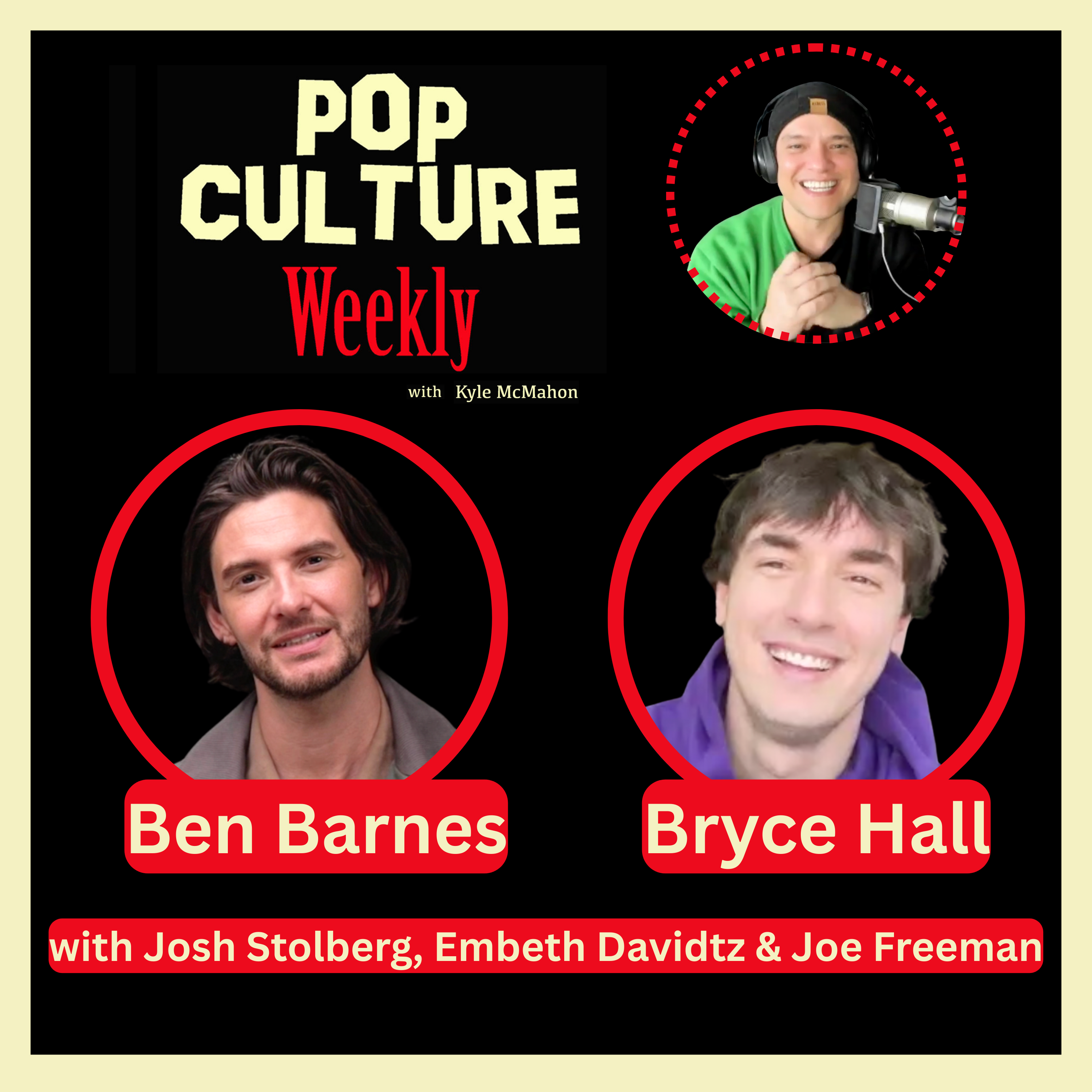 Bryce Hall talks going Horror, Ben Barnes talks Stephen King Series & Embeth Davidtz Directs