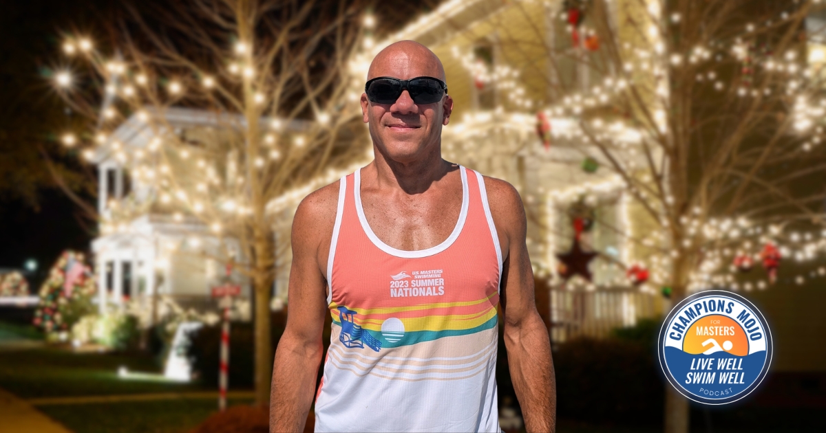 Lighting Up the Neighborhood and the Pool Deck: Why Kirk Clear Keeps Investing in Masters Swimming