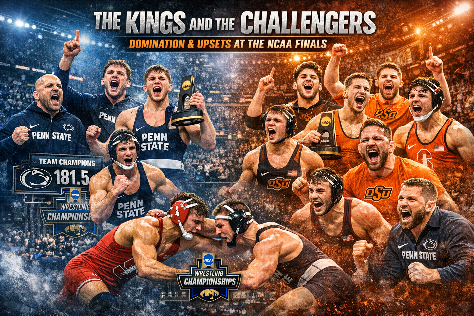 PENN STATE RESETS THE BAR, OKLAHOMA STATE ARRIVES, AND THE FINALS DELIVER: NCAA WRESTLING CHAMPIONSHIPS FINALS RECAP PENN STATE RESETS THE BAR, OKLAHOMA STATE ARRIVES, AND THE FINALS DELIVER: NCAA WRESTLING CHAMPIONSHIPS FINALS RECAP