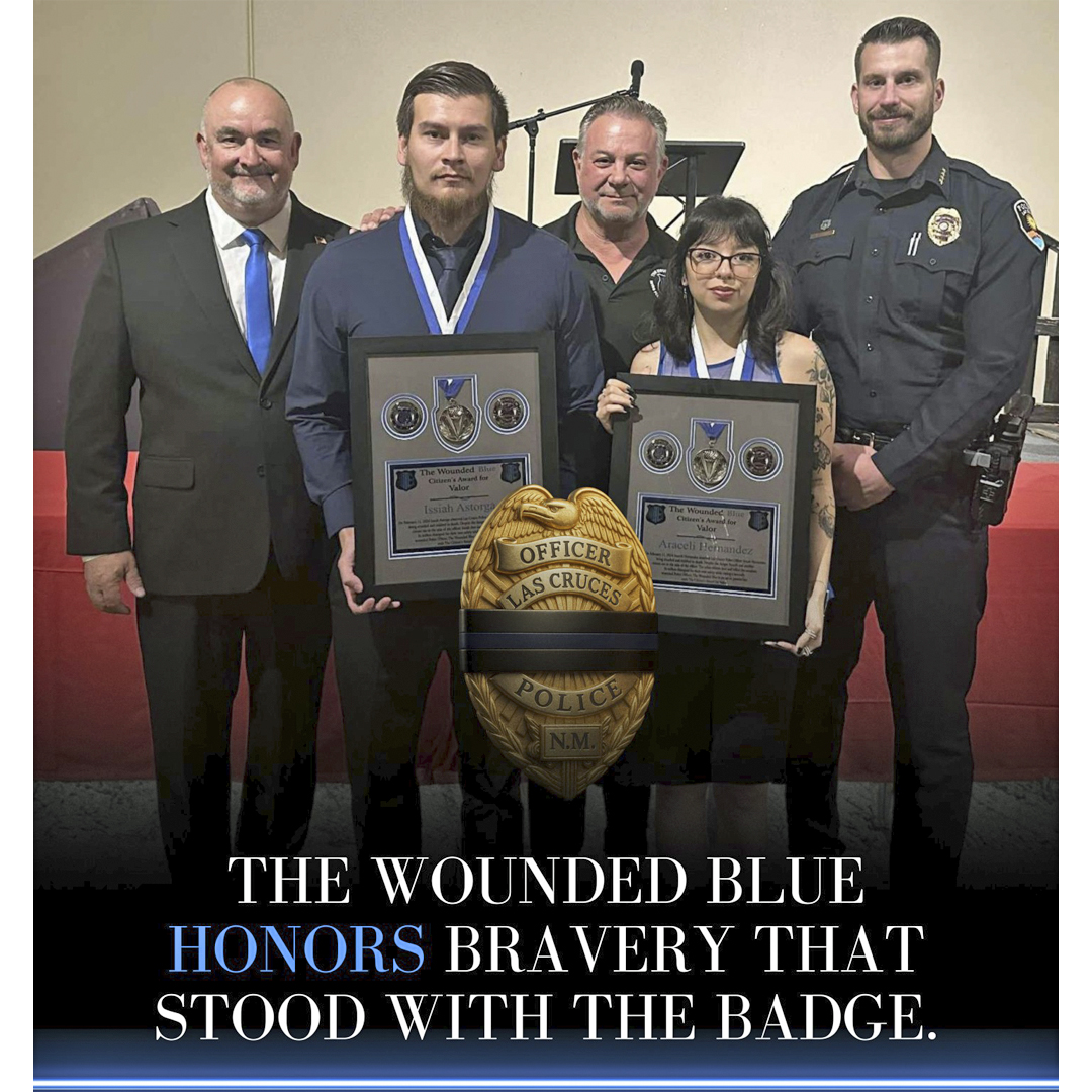 The Wounded Blue Honored Two Civilians for Heroic Actions The Wounded Blue Honored Two Civilians for Heroic Actions