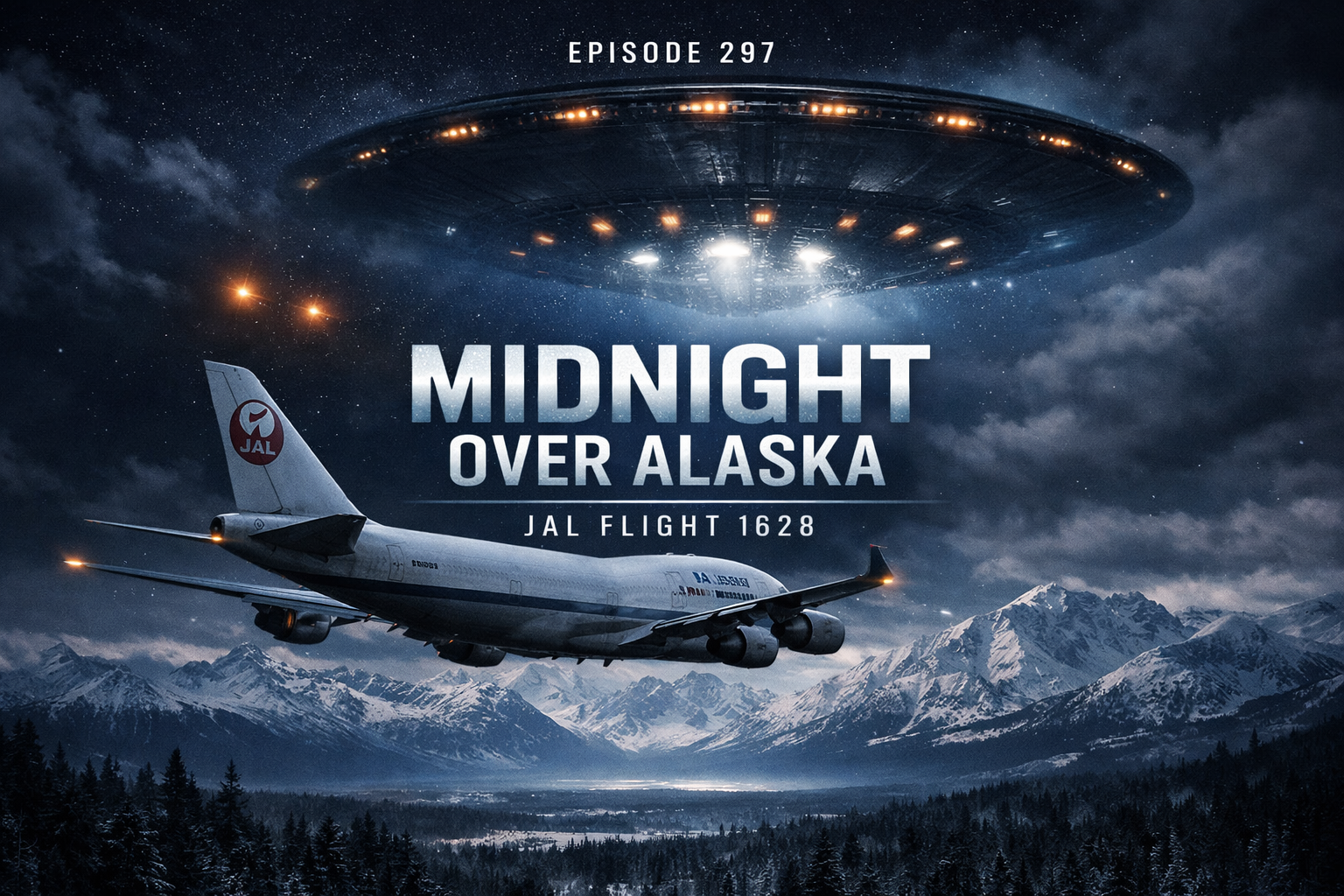 JAL Flight 1628 UFO: Midnight Over Alaska