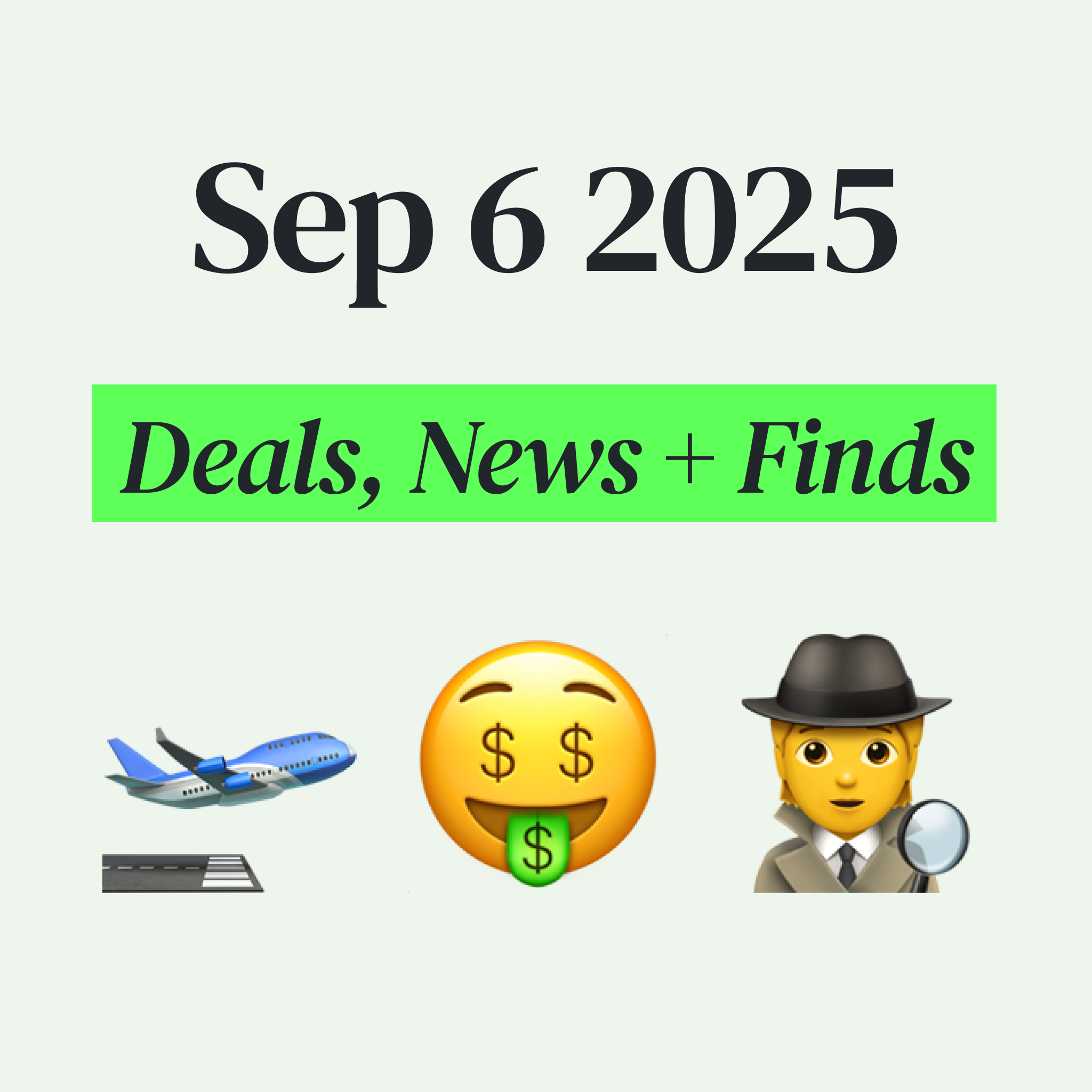 ๐ค My Top Finds, Latest Deals, and Best Recommendations (9/6/25) ๐ค My Top Finds, Latest Deals, and Best Recommendations (9/6/25)