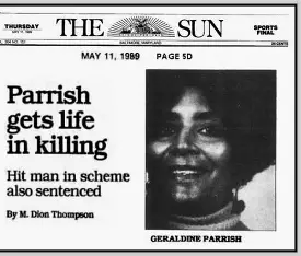 Season TWELVE (WITNESS INTIMIDATION/LIFE INSURANCE MOTIVE MURDERS) Episode 9 Geraldine Brown Parrish & (UNSOLVED) Alva Jean Parris