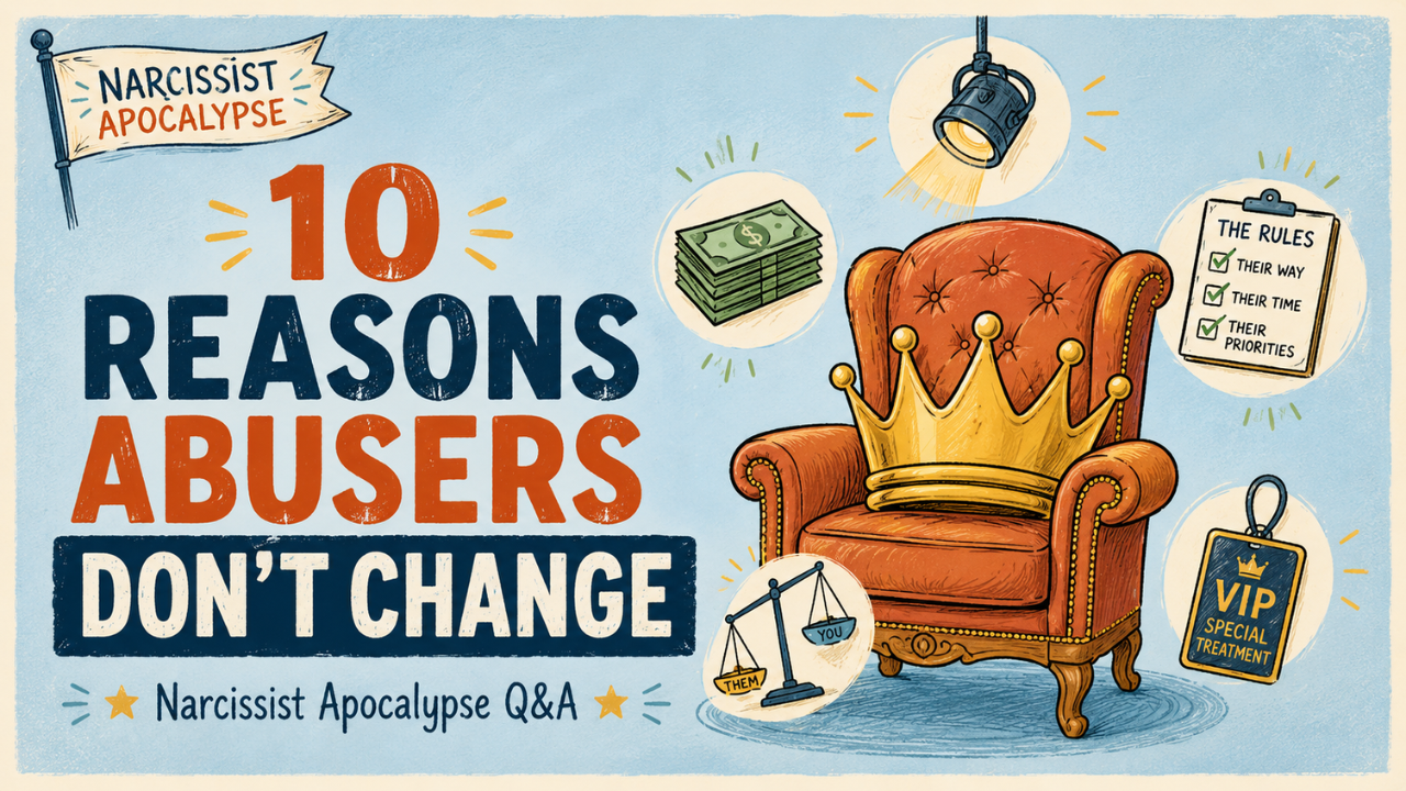 Rerelease: Top 10 Reasons An Abuser Doesn't Want To Change
