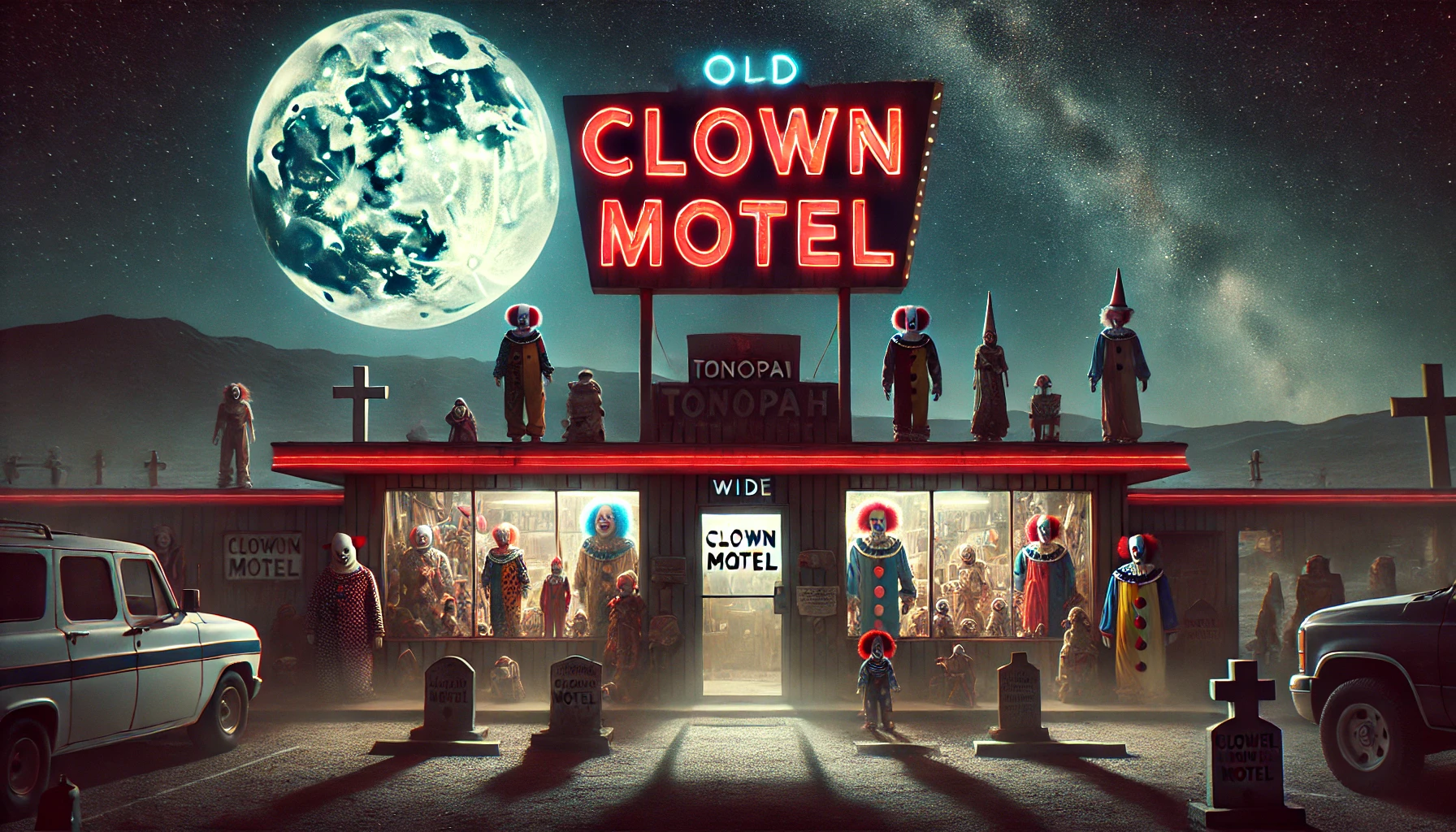 Blog Post: The Clown Motel – Where Nightmares Meet the Nevada Desert Blog Post: The Clown Motel – Where Nightmares Meet the Nevada Desert