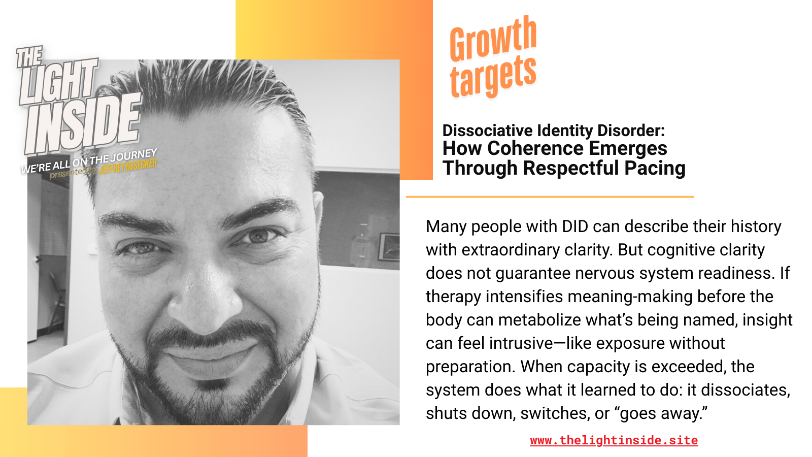 Dissociative Identity Disorder: How Coherence Emerges Through Respectful Pacing