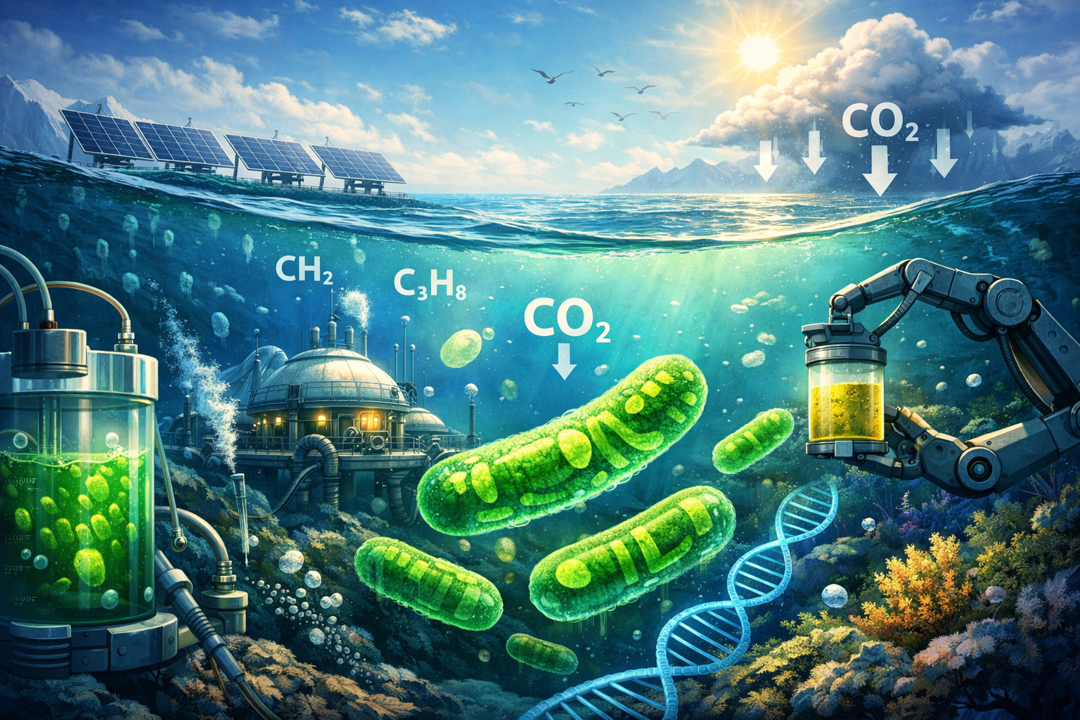 Engineering Microbes for Climate Solutions: A Sustainable Future