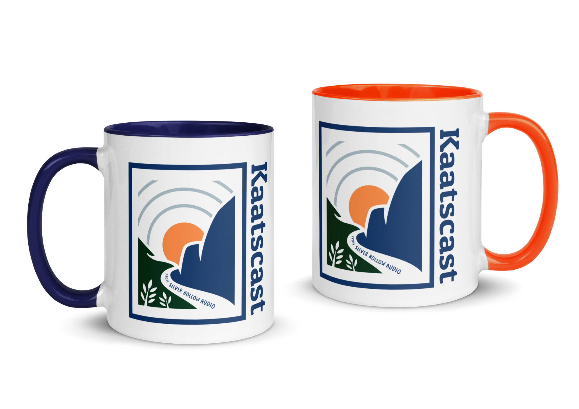 Kaatscast mugs in blue and orange!