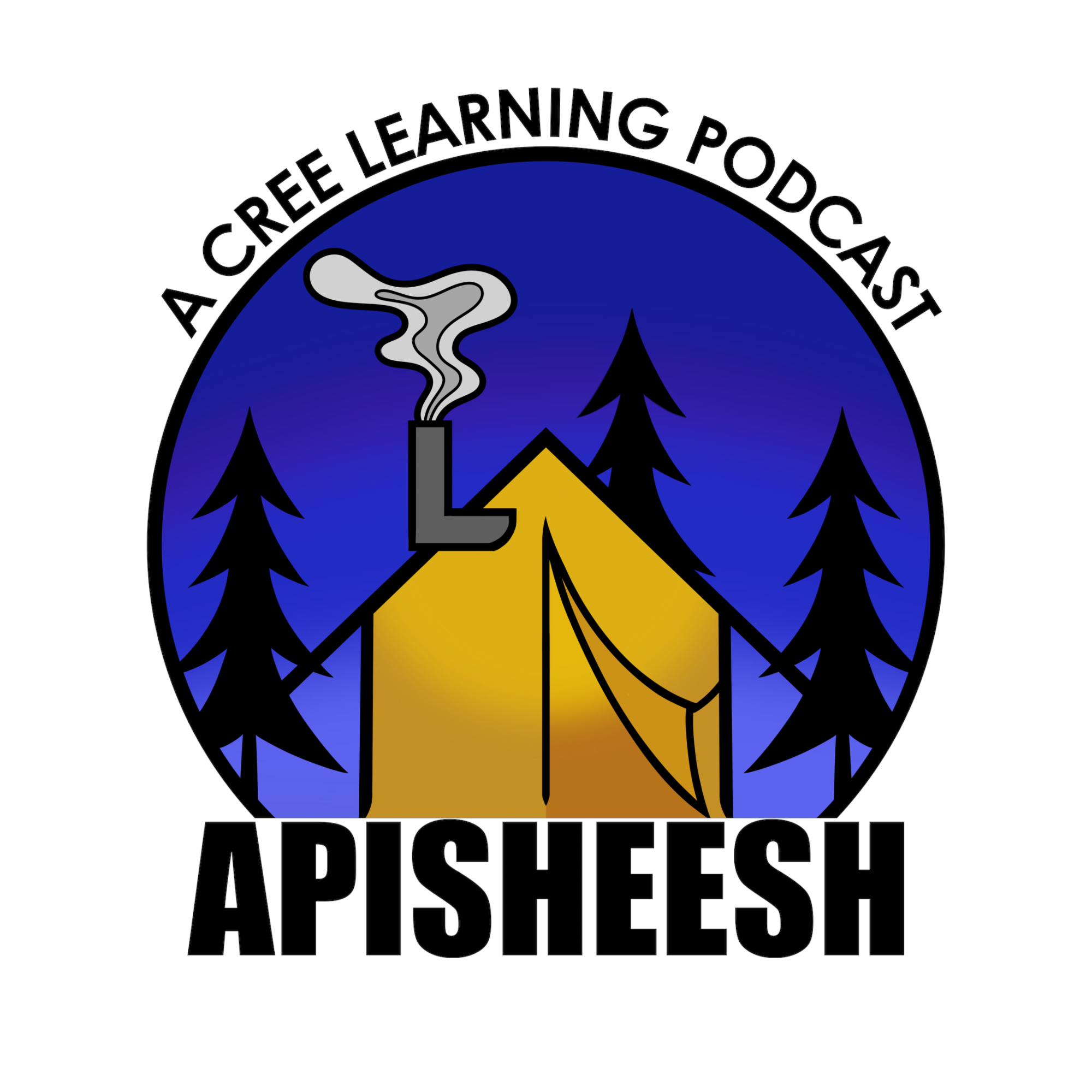 Apisheesh: A Cree Learning Podcast Logo