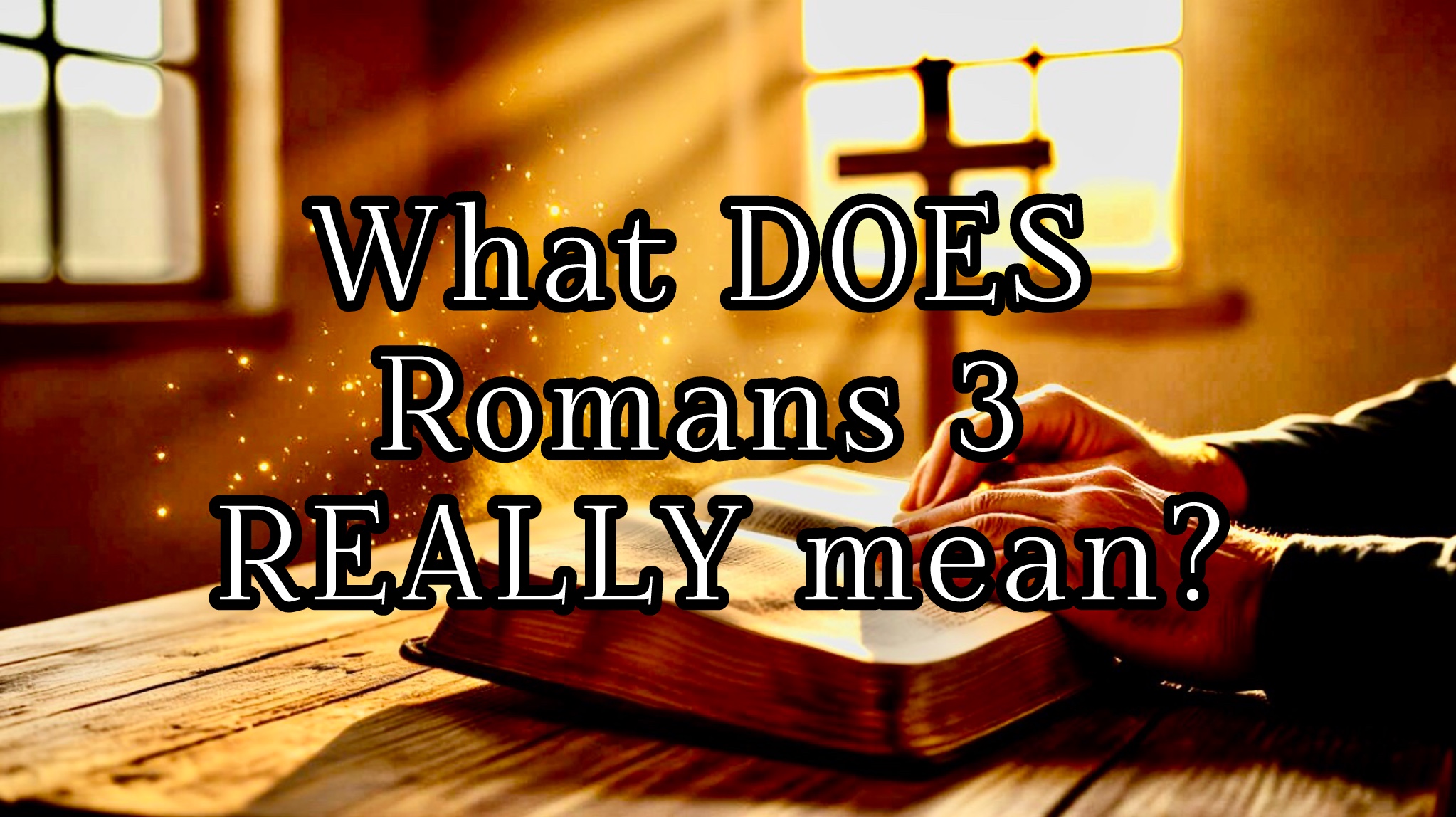 What Does Romans 3 REALLY Teach About Sin and Grace?