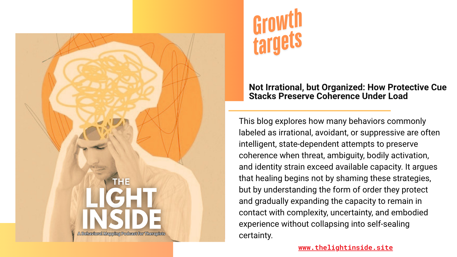 Not Irrational, but Organized: How Protective Cue Stacks Preserve Coherence Under Load