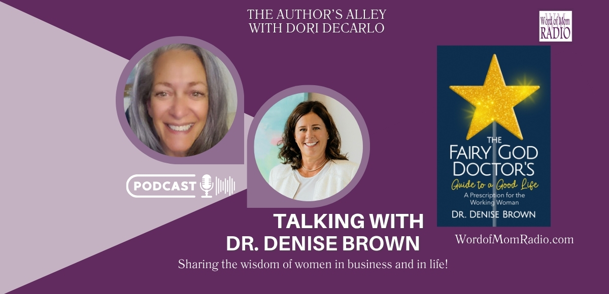 Dr Denise Brown on The Authors Alley with Dori DeCarlo