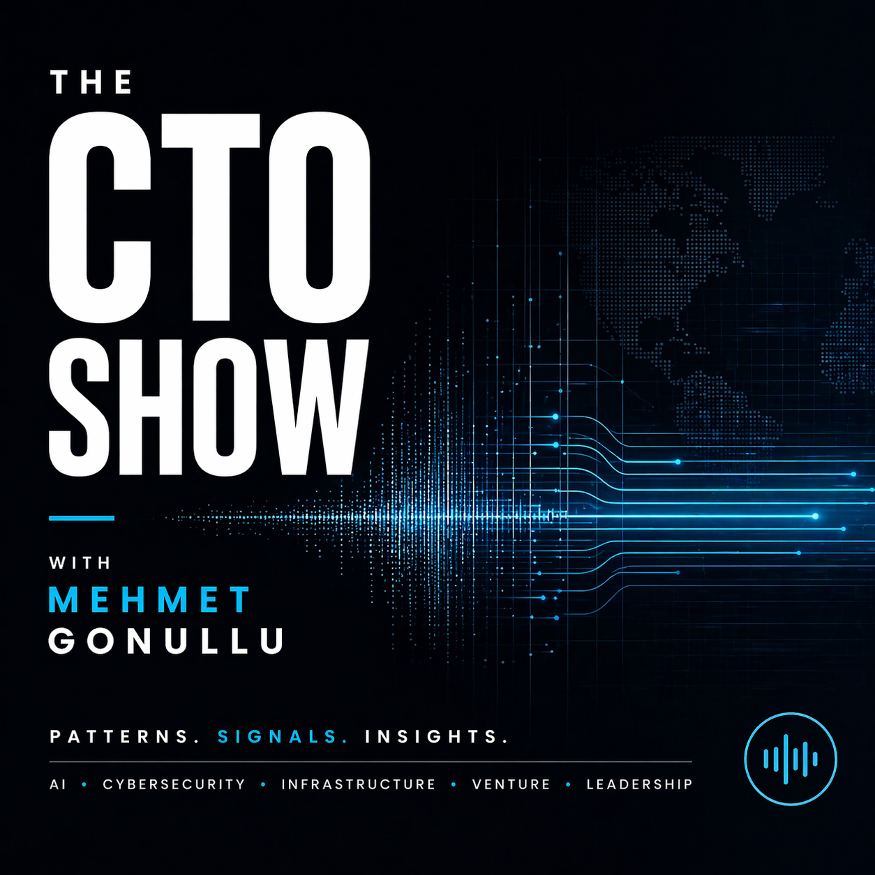 The CTO Show with Mehmet Gonullu Logo