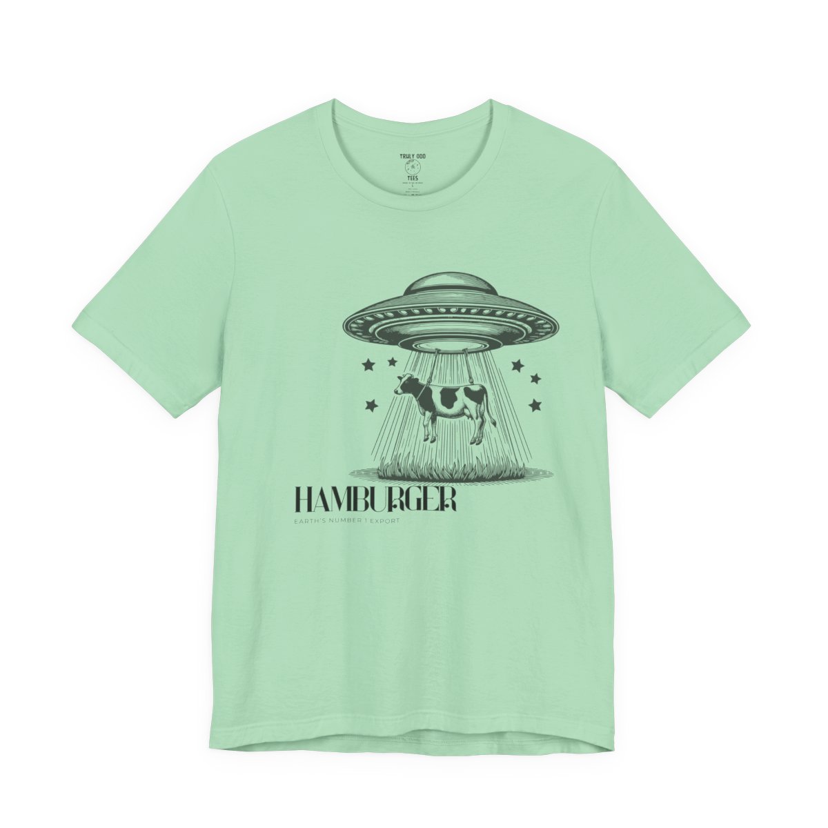 Cow-abunga! Funny Alien Shirt for UFO Enthusiasts, Galactic Style Unisex Tee