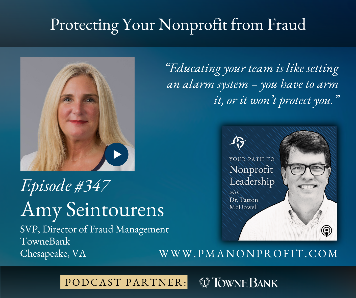 347: Protecting Your Nonprofit from Fraud (Amy Seintourens)