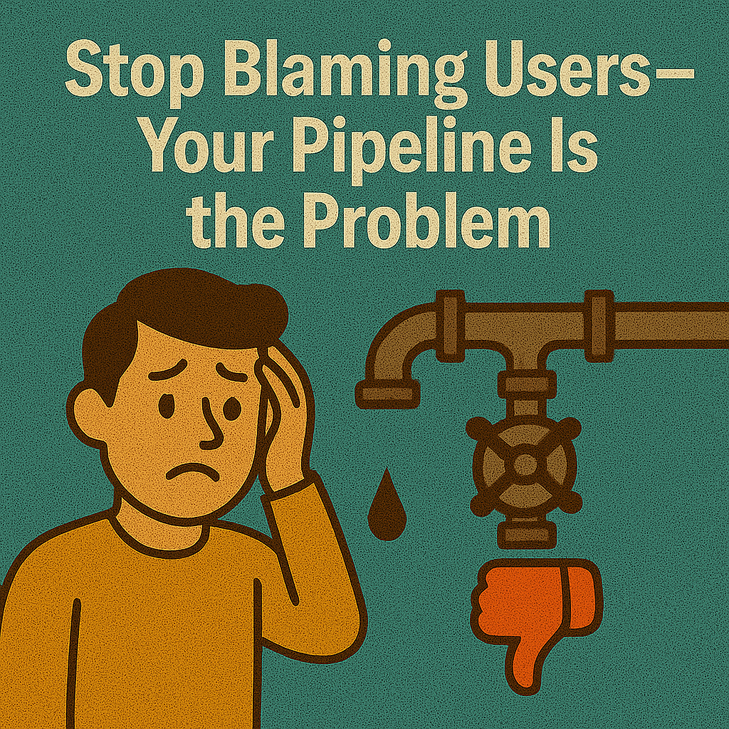 Stop Blaming Users—Your Pipeline Is the Problem