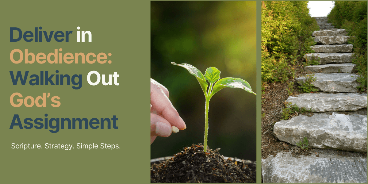 Deliver in Obedience: Walking Out God’s Assignment