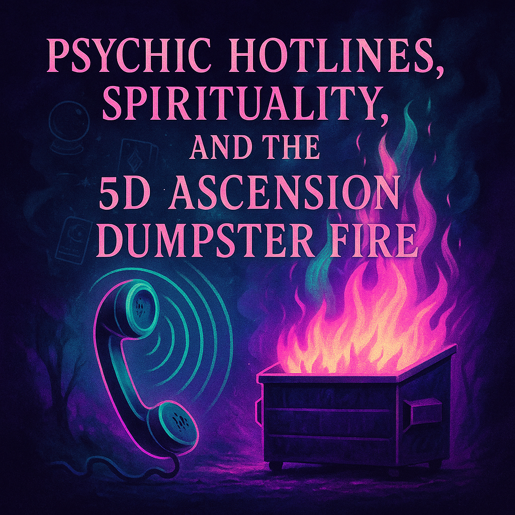 Psychic Hotlines, Spirituality, and the 5D Ascension Dumpster Fire