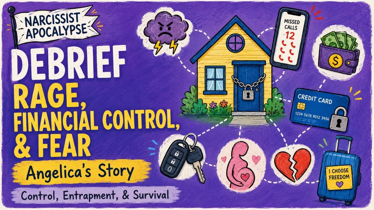 Debrief | Rage, Financial Control, & Fear in Angelica’s Story Debrief | Rage, Financial Control, & Fear in Angelica’s Story