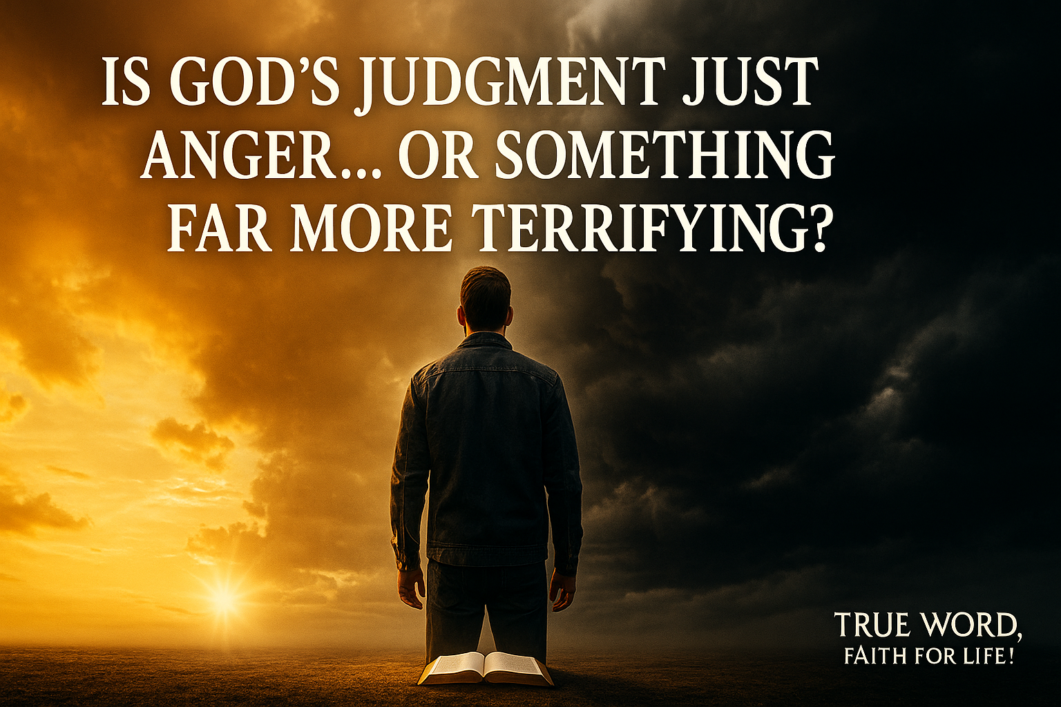 Is God’s Judgment Just Anger or Something More Terrifying?