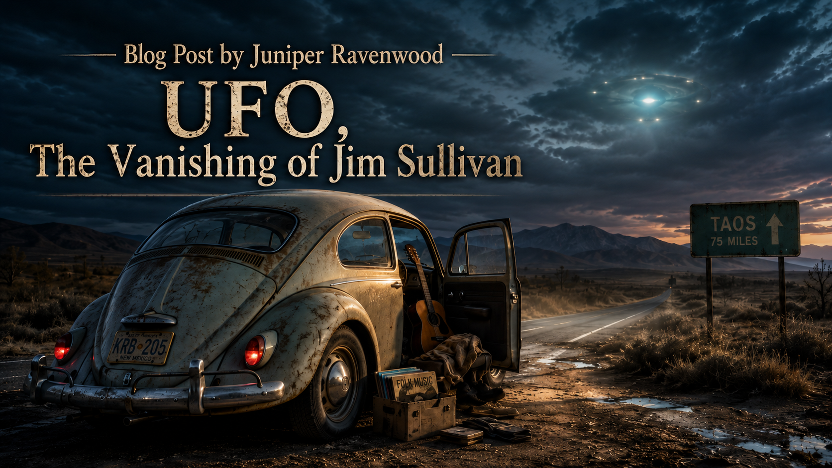 Jim Sullivan’s U.F.O. Vanishing Mystery