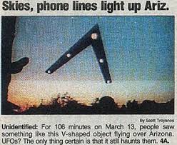 THE PHOENIX LIGHTS    AMERICA'S #1 MOST WITNESSED UFO ENCOUNTER