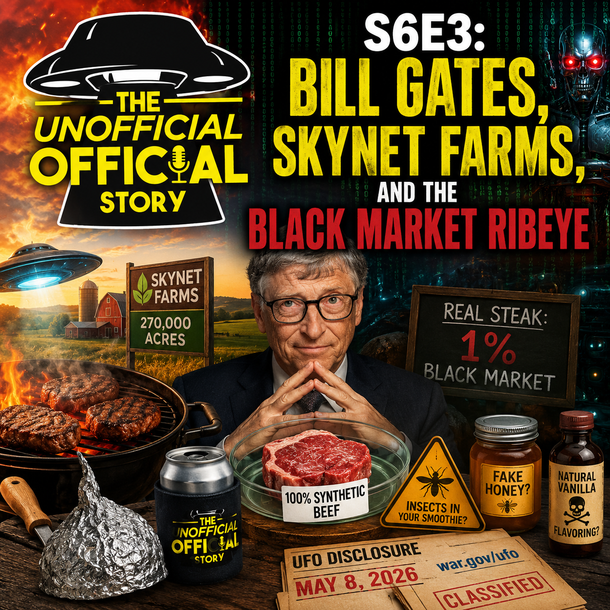 Billionaire Burgers, Beaver Buttholes, and the May 8th UFO Drop 🍔👽🦫