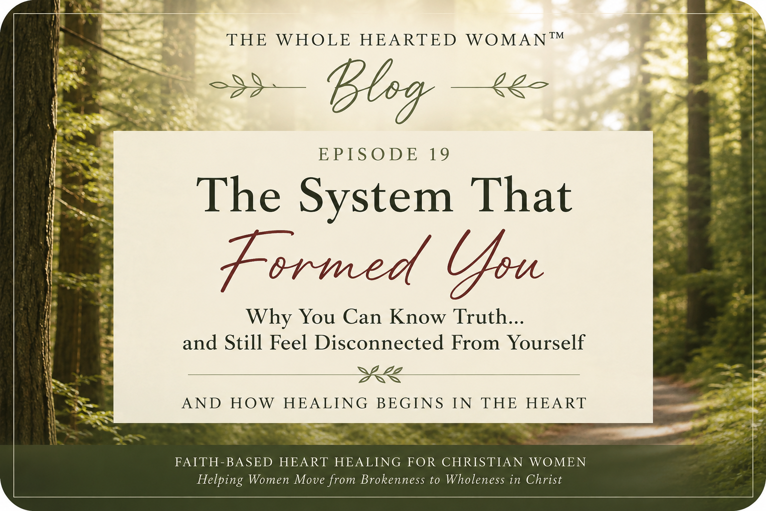 The System That Formed You  Why You Can Know Truth… and Still Feel Disconnected From Yourself