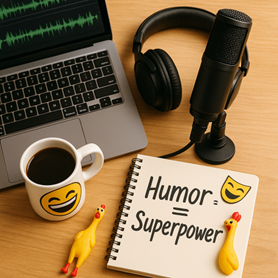 🎭 LOLs & ROI: Why Humor Might Be Your Podcast’s Secret Superpower