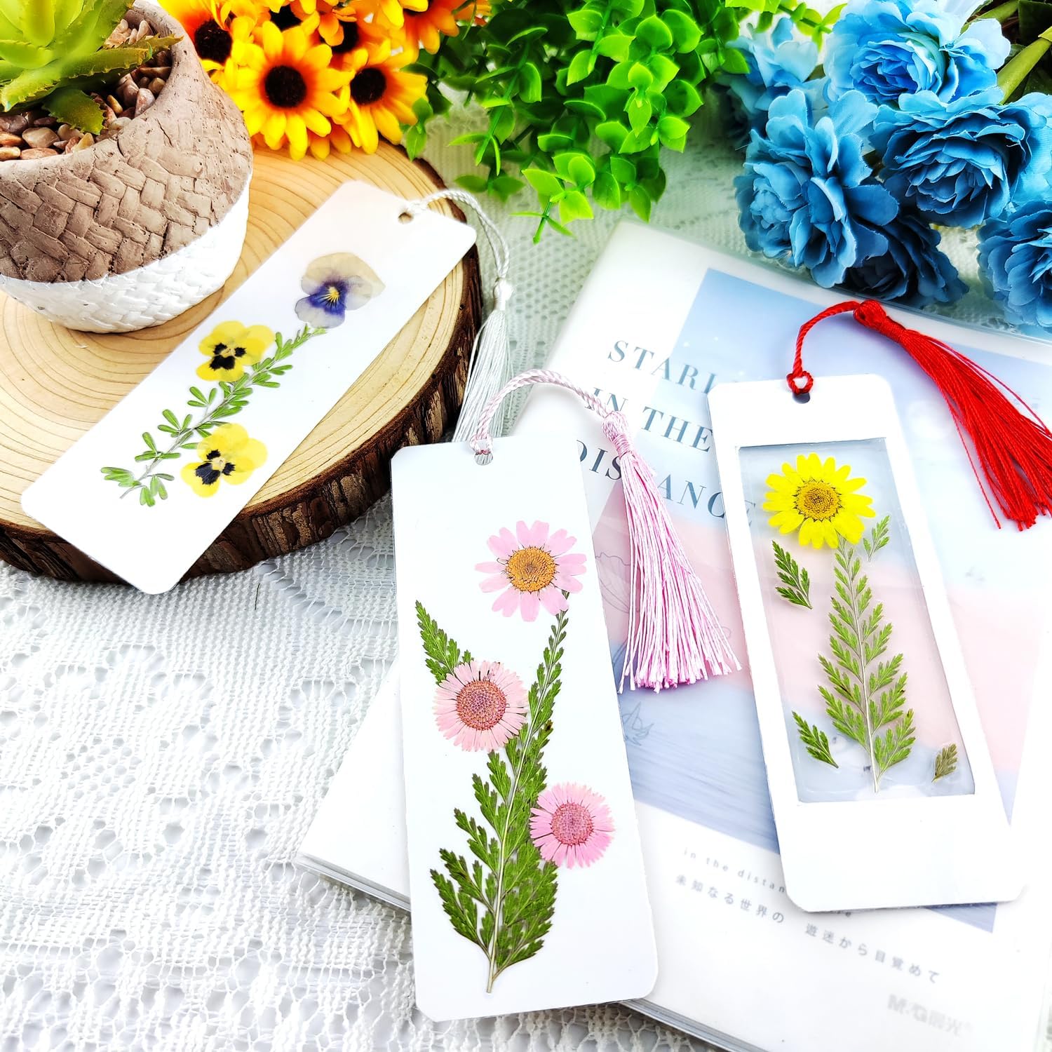 Create Your Own Grandma Eden Flower Bookmarks