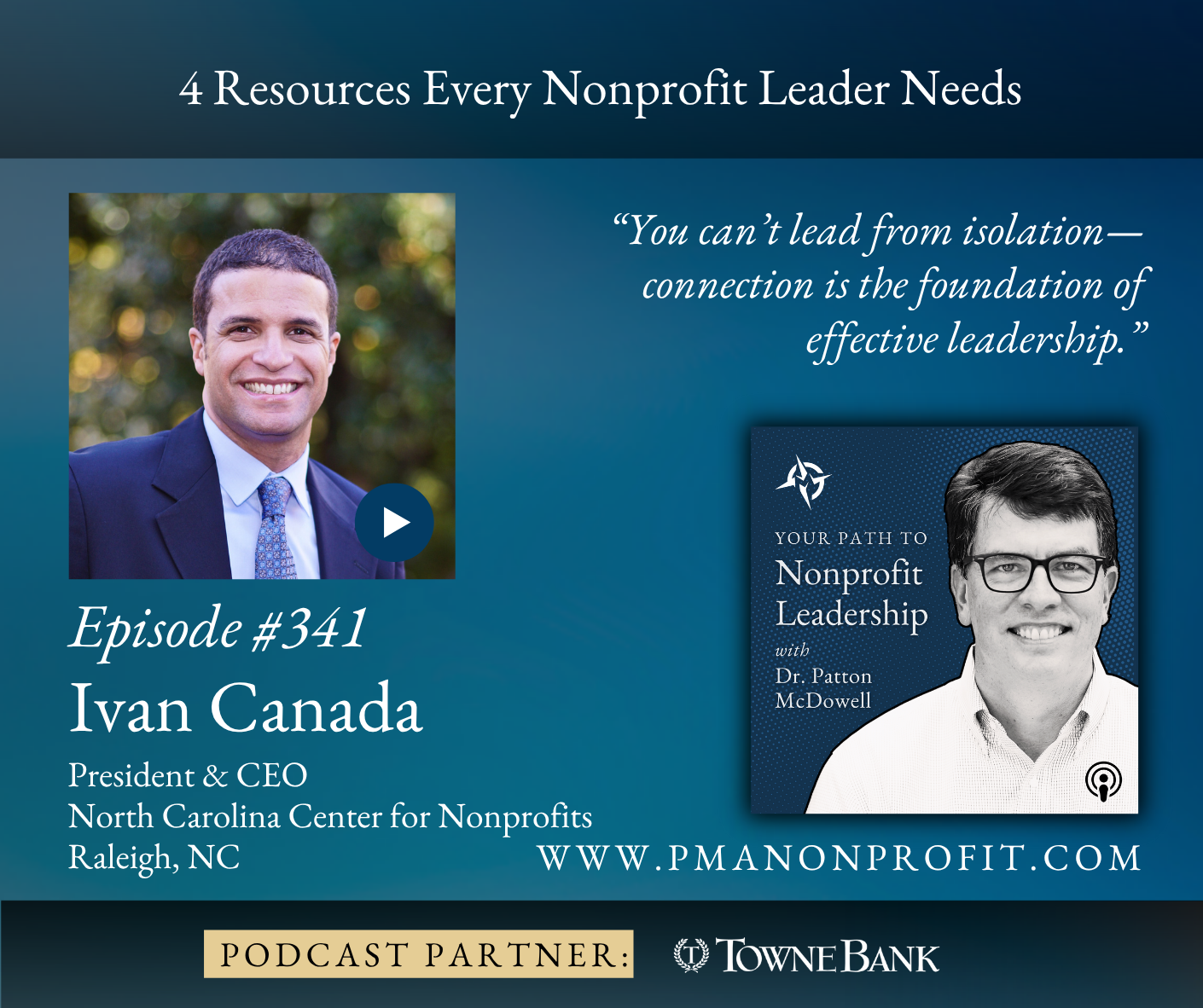 341: 4 Resources Every Nonprofit Leader Needs (Ivan Canada)