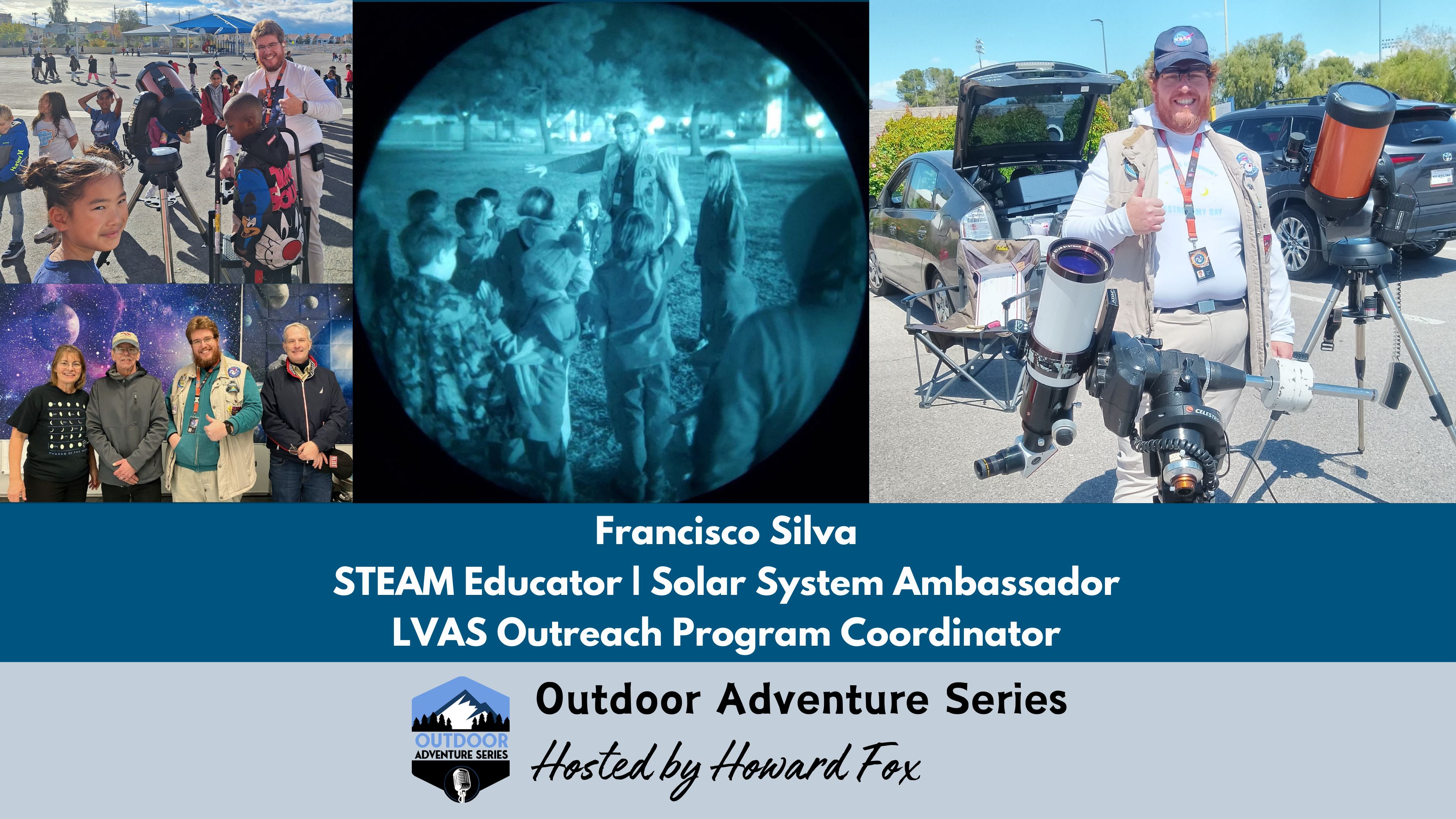 Exploring the Cosmos: STEAM, Astronomy, and Community Outreach Adventures With Francisco Silva