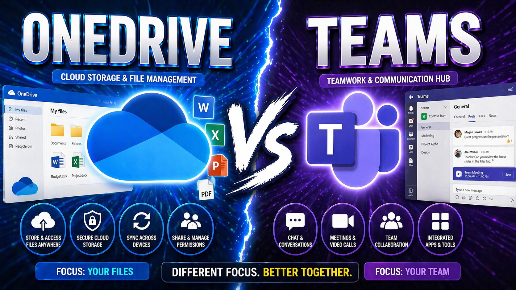 OneDrive vs Teams: Choosing the Right Microsoft 365 File Collaboration Solution