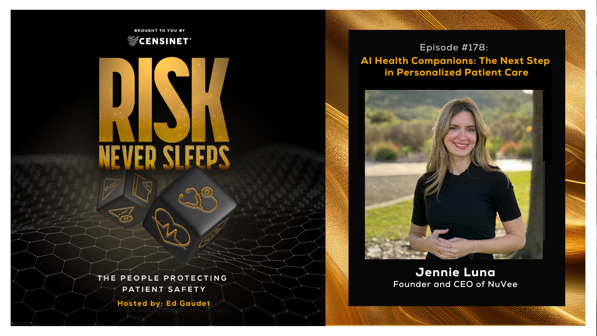 Episode #178. AI Health Companions: The Next Step in Personalized Patient Care, with Dr. Jennie Luna, Founder and CEO of NuVee