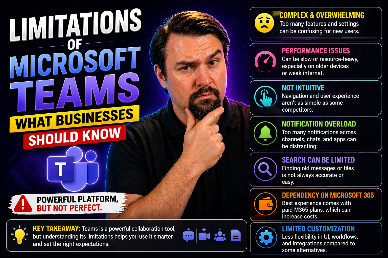 Limitations of Microsoft Teams: What Every Organization Should Know