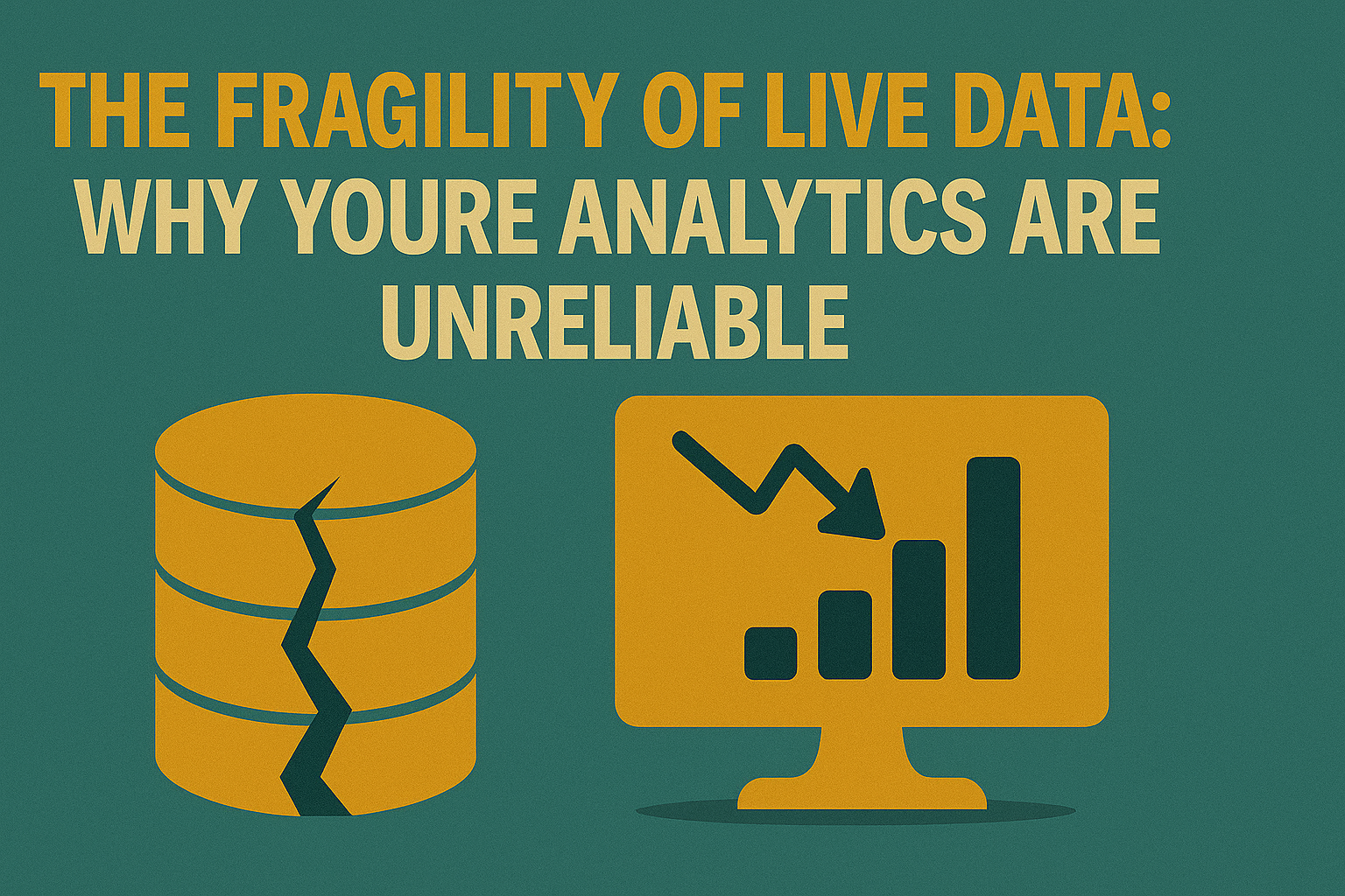 The Fragility of Live Data: Why Your Analytics Are Unreliable