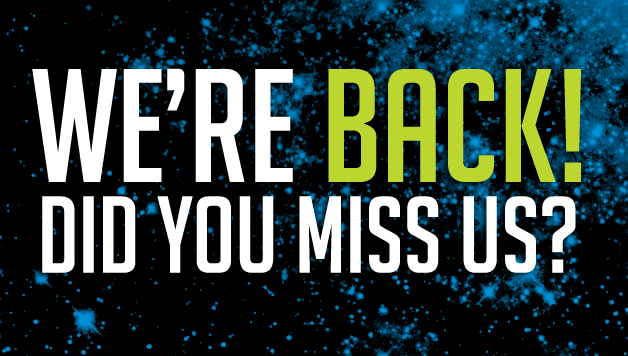 We're Back online!!!