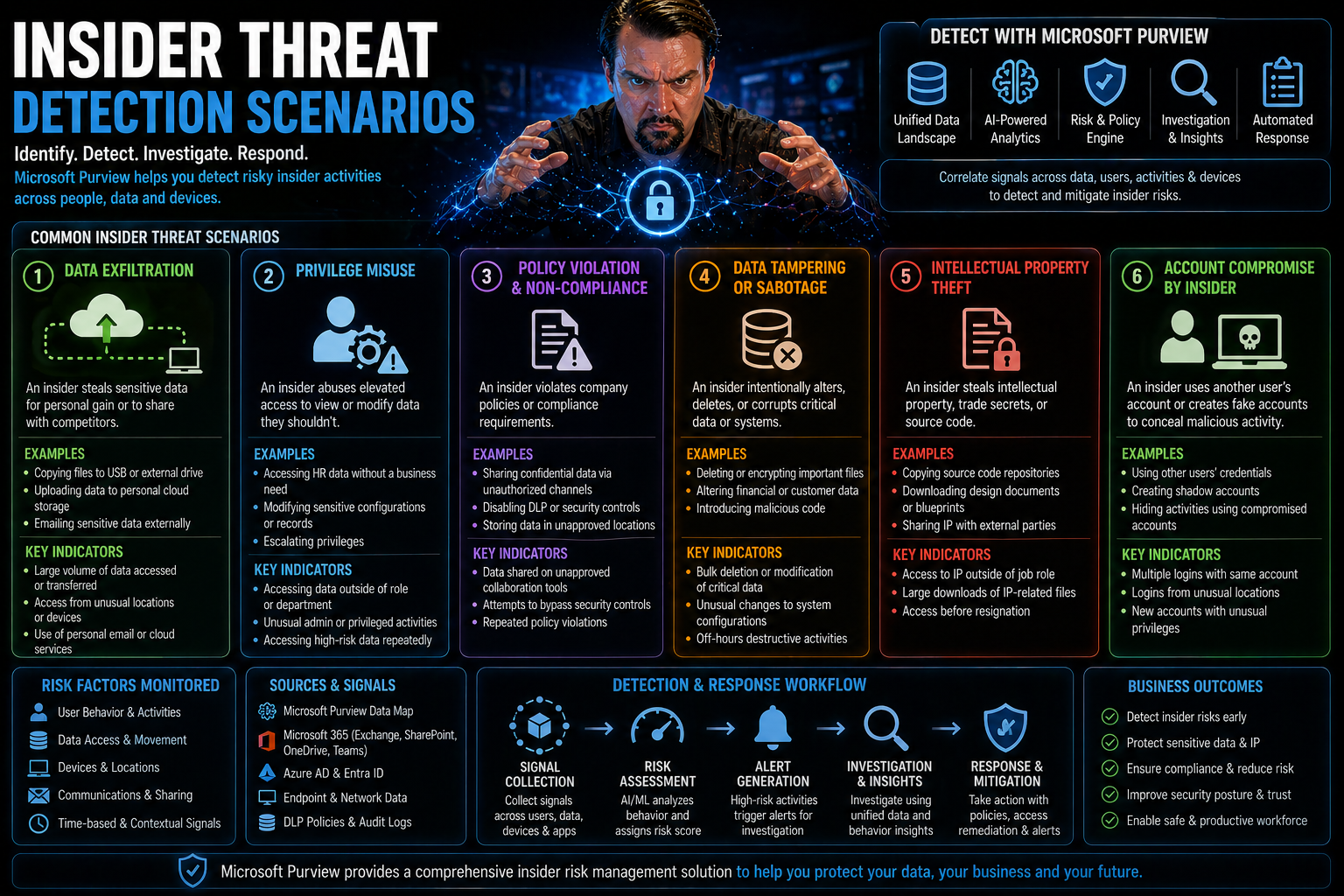 Insider Threat Detection Scenarios: Real-World Cases and Best Practices