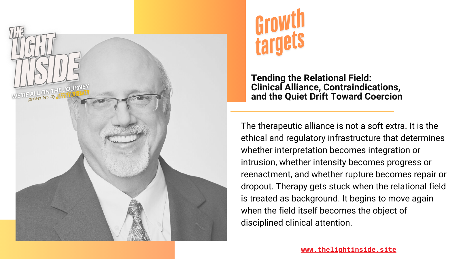 Tending the Relational Field: Clinical Alliance, Contraindications, and the Quiet Drift Toward Coercion