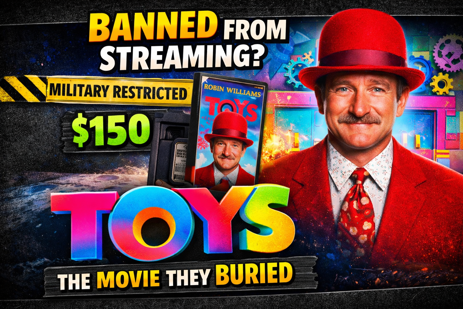 Why Robin Williams’ "Toys" is 2026’s Most Important Lost Film Why Robin Williams’ "Toys" is 2026’s Most Important Lost Film