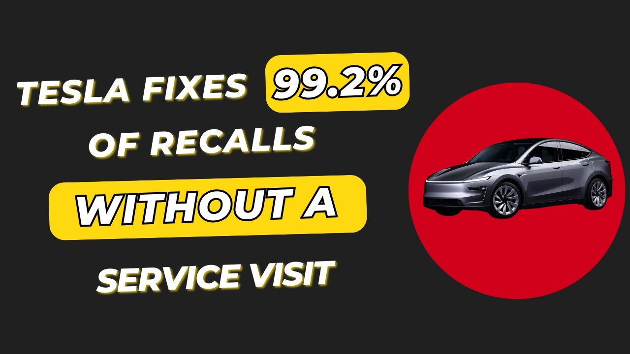 Tesla Fixes 99.2% of Recalls Without a Service Visit