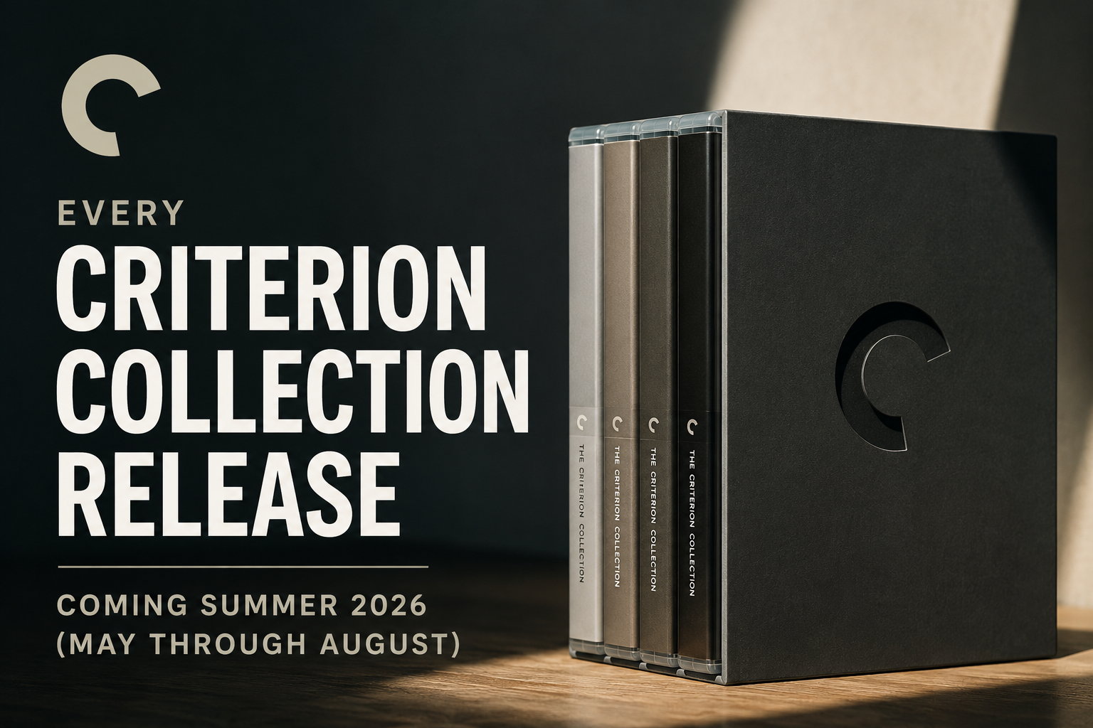 Every Criterion Collection Release Coming Summer 2026 (May Through August) Every Criterion Collection Release Coming Summer 2026 (May Through August)