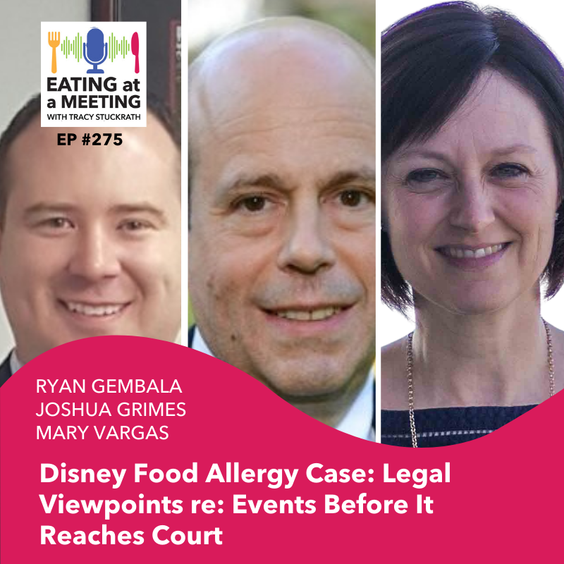 275: Disney Food Allergy Case: Legal Viewpoints re: Events Before It Reaches Court
