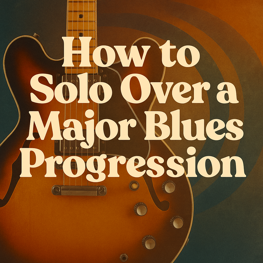 How to Solo Over a Major Blues Progression
