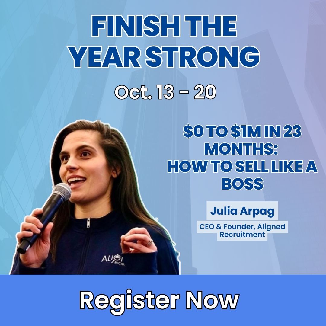 From Layoff to Leadership: Julia Arpag's Journey to Building a 7-Figure Recruitment Business From Layoff to Leadership: Julia Arpag's Journey to Building a 7-Figure Recruitment Business