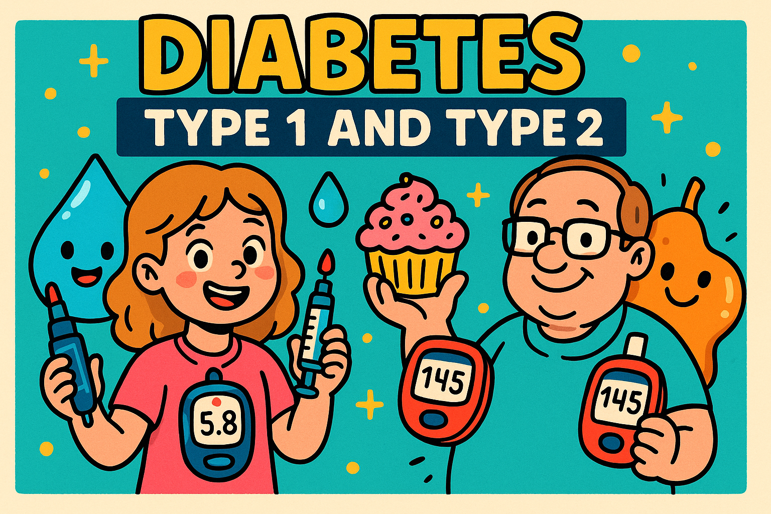 Diabetes Type 1 & 2