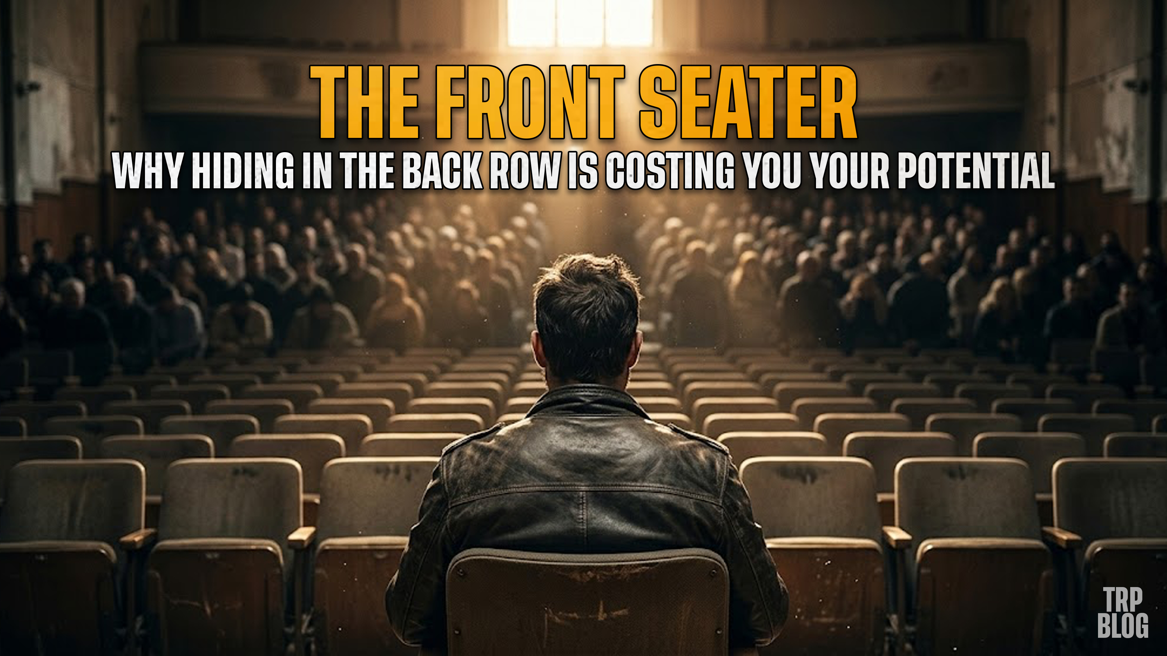 The Front Seater: Why Hiding in the Back Row is Costing You Your Potential