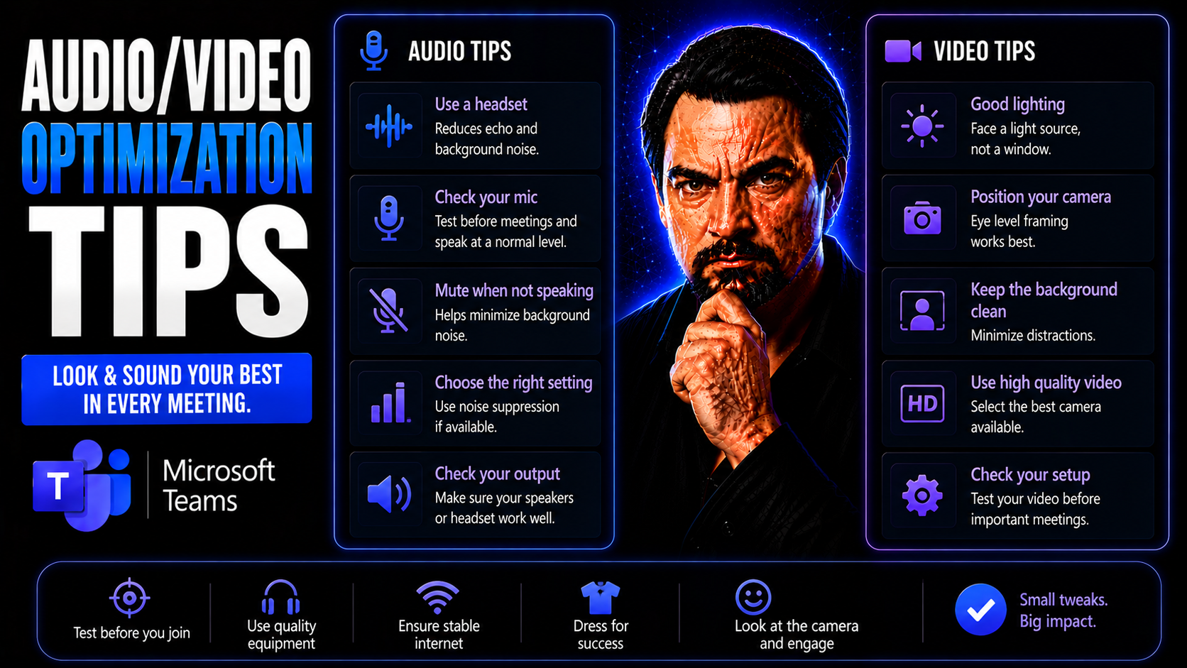 Audio and Video Optimization Tips for Microsoft Teams and Online Content