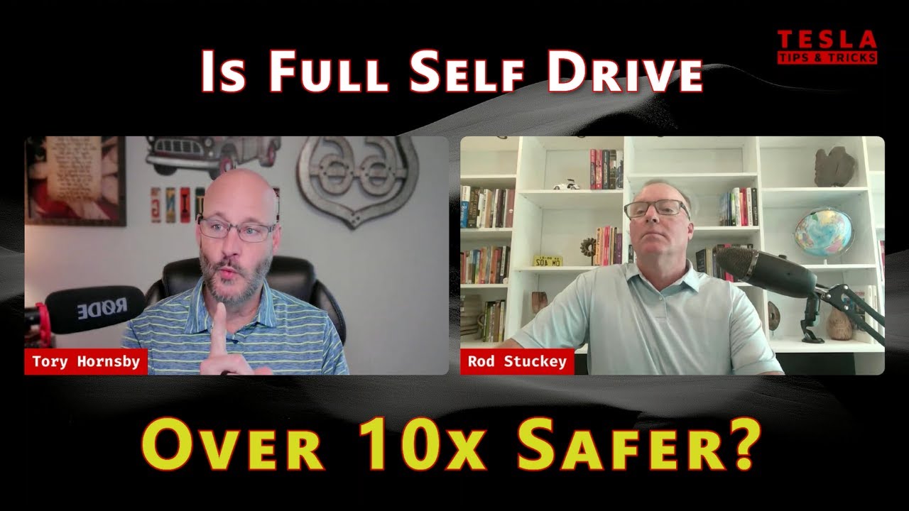 Tesla FSD 10x Safer?!  Data Reveals Fewer Accidents When Full Self Drive is Active