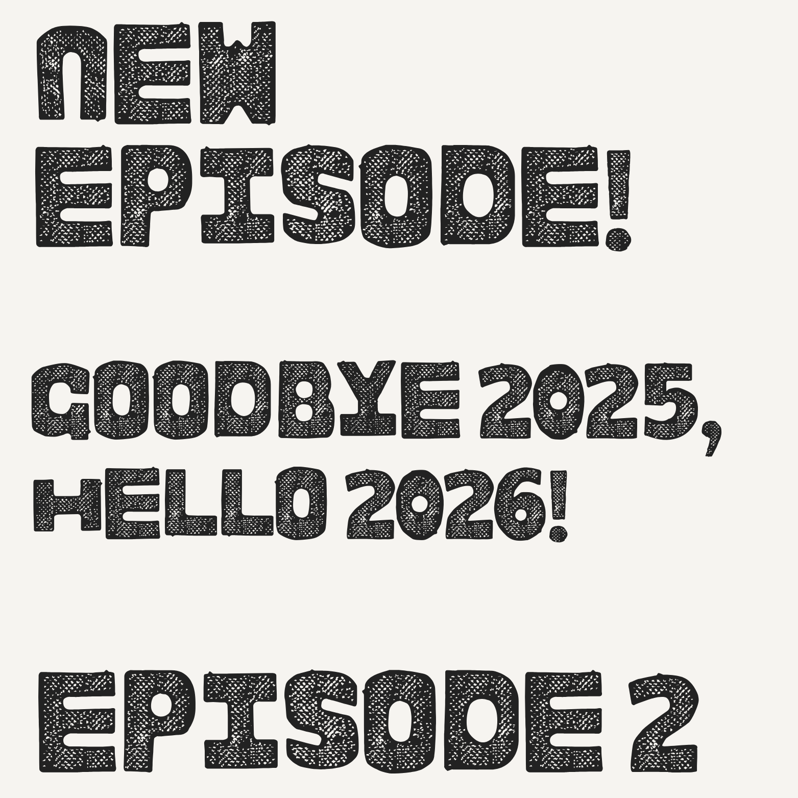 Goodbye 2025, Hello 2026!